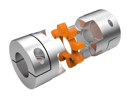 Elastische Ausgleichskupplungen aus Aluminium, ab Größe 65 aus Stahl