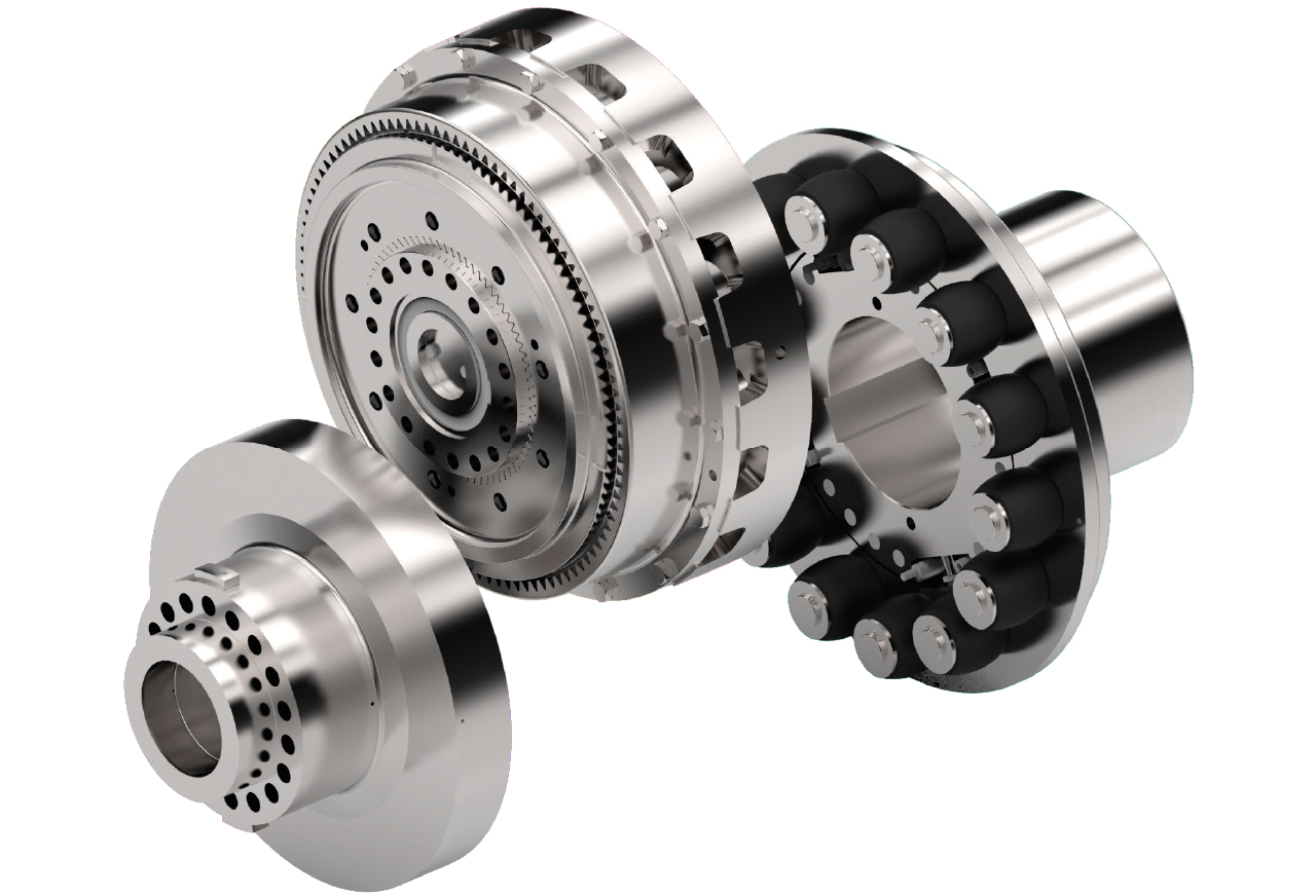 Planox®-Kupplung PPF - RA mit elastischer OX-Kupplung